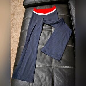 VSX Victoria's Secret Spor Gray and Red Yoga Pants